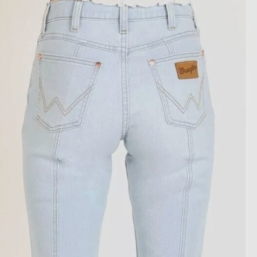 NWT Wrangler Seamed Flare Boot Cut High Rise Bold Boot Jean 12/31 X 32 - Picture 3 of 7